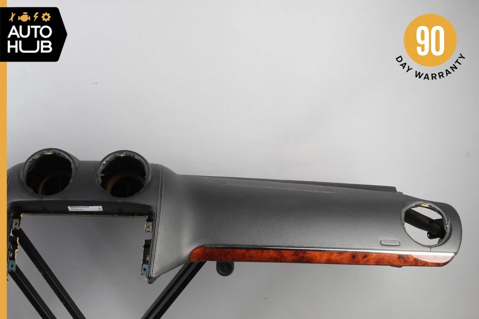 06-12 Panel de tablero de instrumentos negro Mercedes X164 GL350 ML550 con airbag OEM Foto 2 de 4