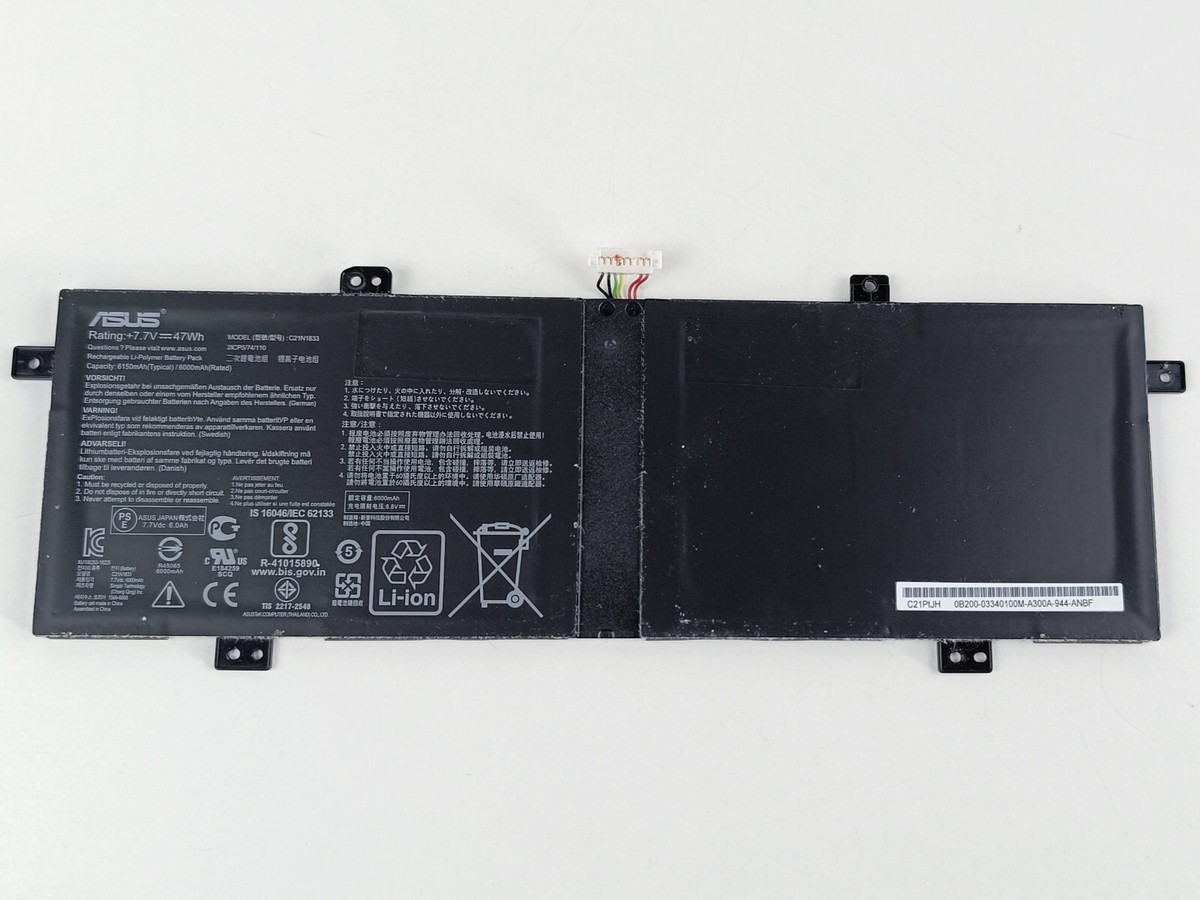Asus Zenbook 14 UM431D UX431D UX431F Li-Polymer Battery C21N1833