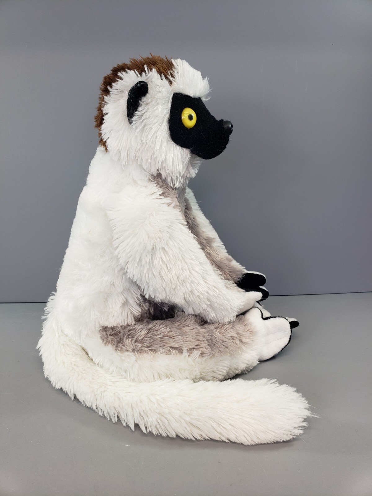 Wild Republic Lemur Gray & Black K & M International Toy Plush eBay