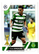 2022-23 UEFA Champions League Base Card #132 Pedro Goncalves - Sporting Clube