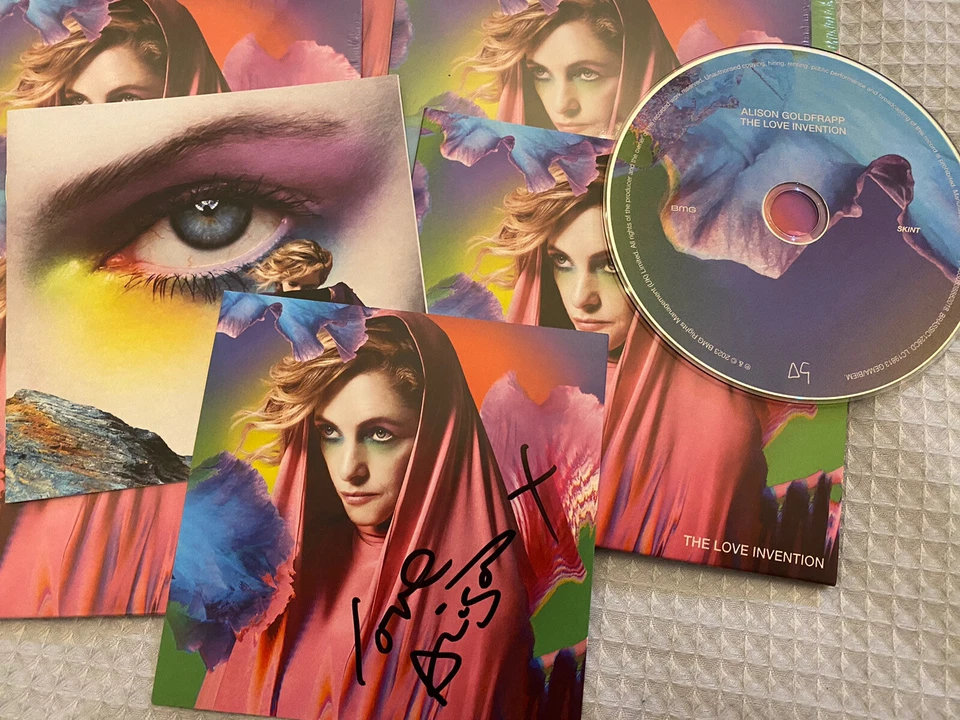 Alison Goldfrapp Signed - The Love Invention CD + Signed Album Art Card IN STOCK - Image 3 of 4