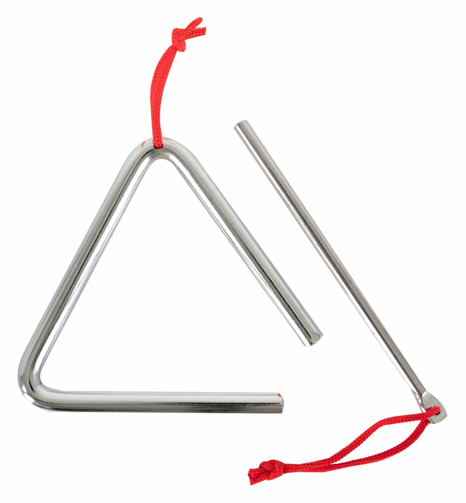 Треугольник 10 см 4 Шланговых ритма для музыкального инструмента Stahl Kinder