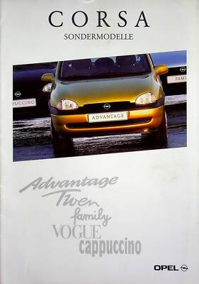247324) Opel Corsa B - Voque - Twen - Prospekt 04/1997