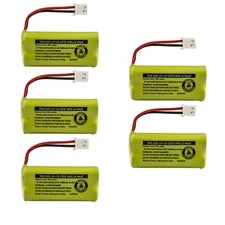 Kastar 5-Pack Phone Battery Pack For VTech BT166342 BT266342 BT183342 BT283342