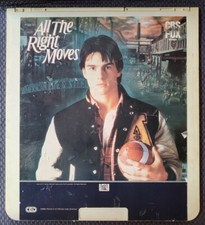VINTAGE "ALL THE RIGHT MOVES" ON CED VIDEODISC - TOM CRUISE, CRIG T NELSON