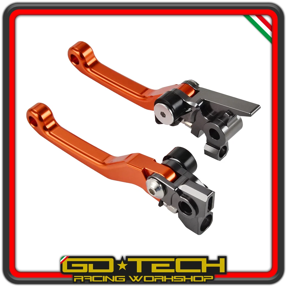 LEVE FRENO FRIZIONE ANTIROTTURA SNODATE CNC KTM EXC EXCF SX SXF XC XCF XCW XCFW - Immagine 4 di 4