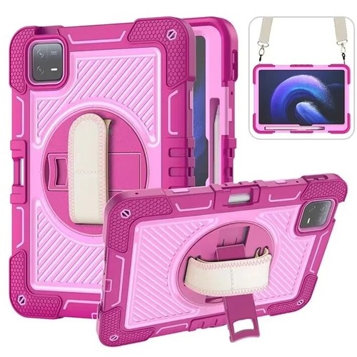 Armor Strap Case für Xiaomi Pad 6/Pad 6 Pro Tablet 11"" stoßfeste robuste Abdeckung - Bild 17 von 18