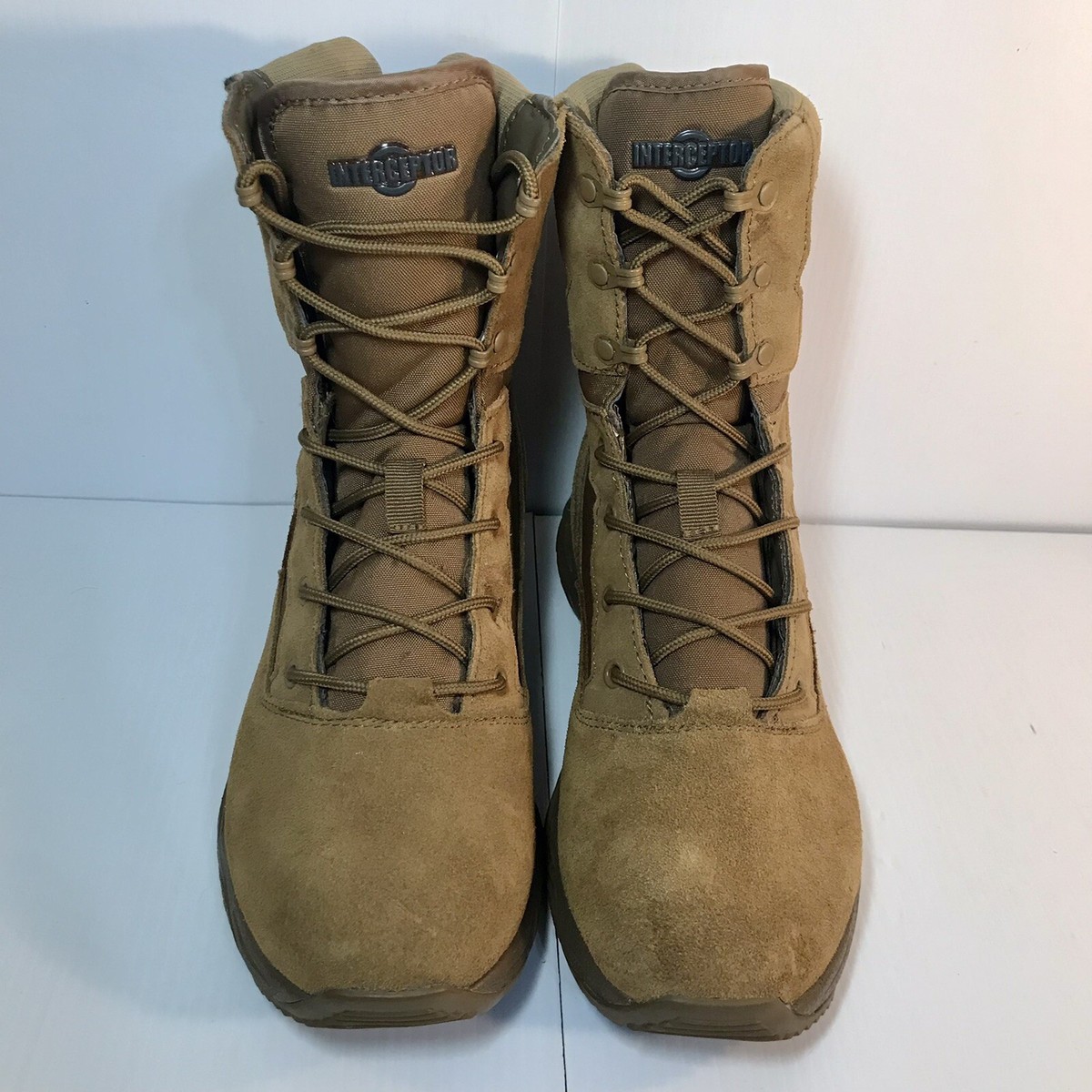 Interceptor Tactical Leather Military Work Boots Mens Size 10 Tan Coyote s-l1200.jpg main image 4