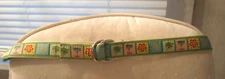 Douglas Paquette'Womens S Turq/Pink/Green Margarita Palm Tree D-Ring Belt  2004