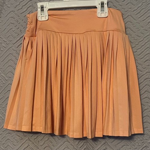 Art Class Girl’s Peach Stretchy All Occasions Pleated Skort Size L 10/12 - Picture 2 of 6