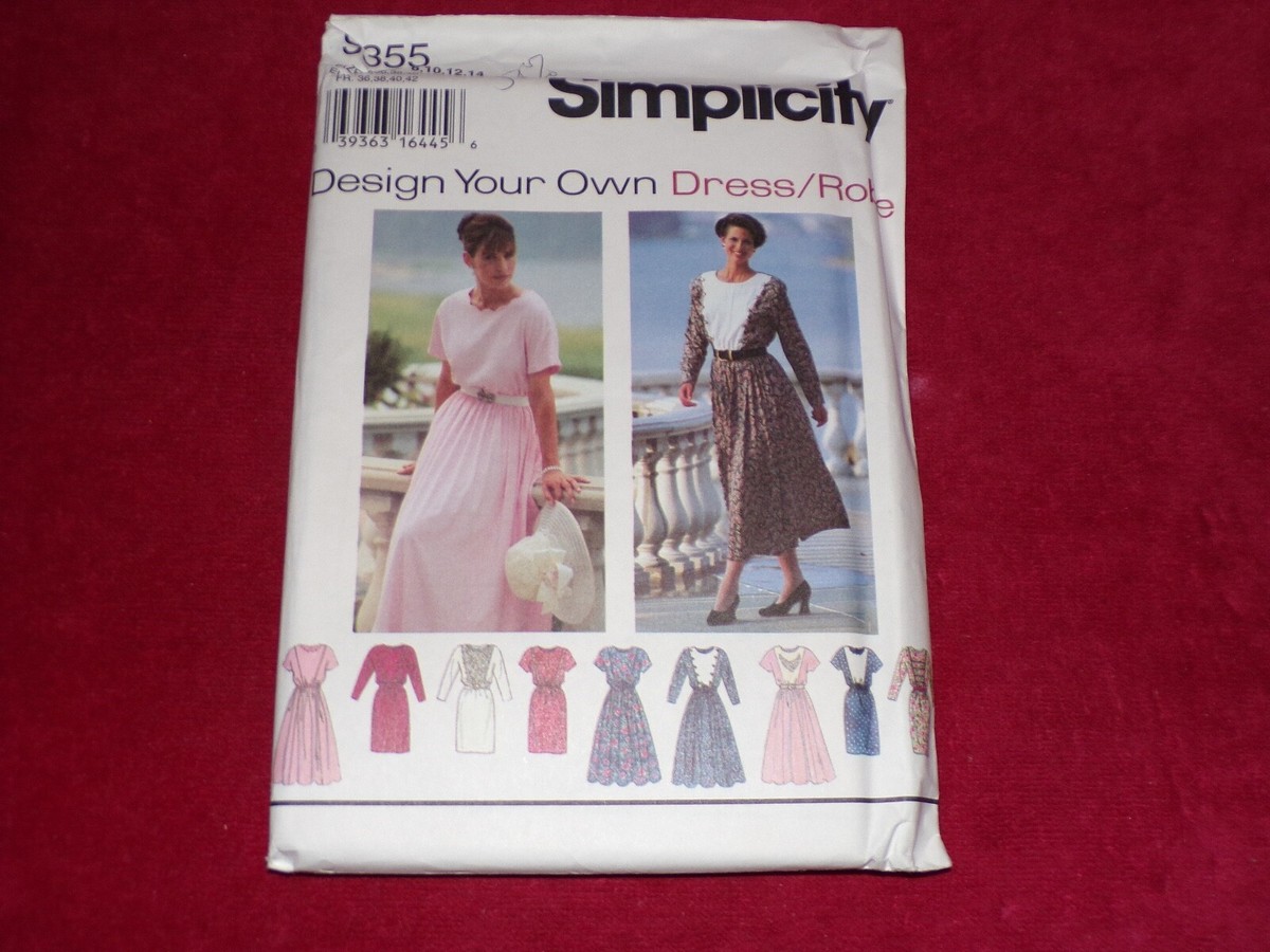 ladies dress patterns simplicity Vintage 1940s Dress Sewing Pattern, Simplicity 1650, Womens Day Dress,  B36", H39", Complete