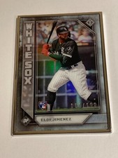 Eloy Jimenez 2019 Topps Transcendent Icons Base Metal Frame Card Rookie #44 /100