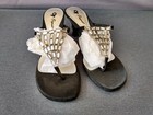 GF Glamour Original elegante High Heels-Sandalen offene Zehenpartie mit Strasssteinen – Größe 9