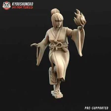 Kyoushuneko Miniatures Japanese Shugenja Female 1 28mm/32mm Scale -NO BASES-