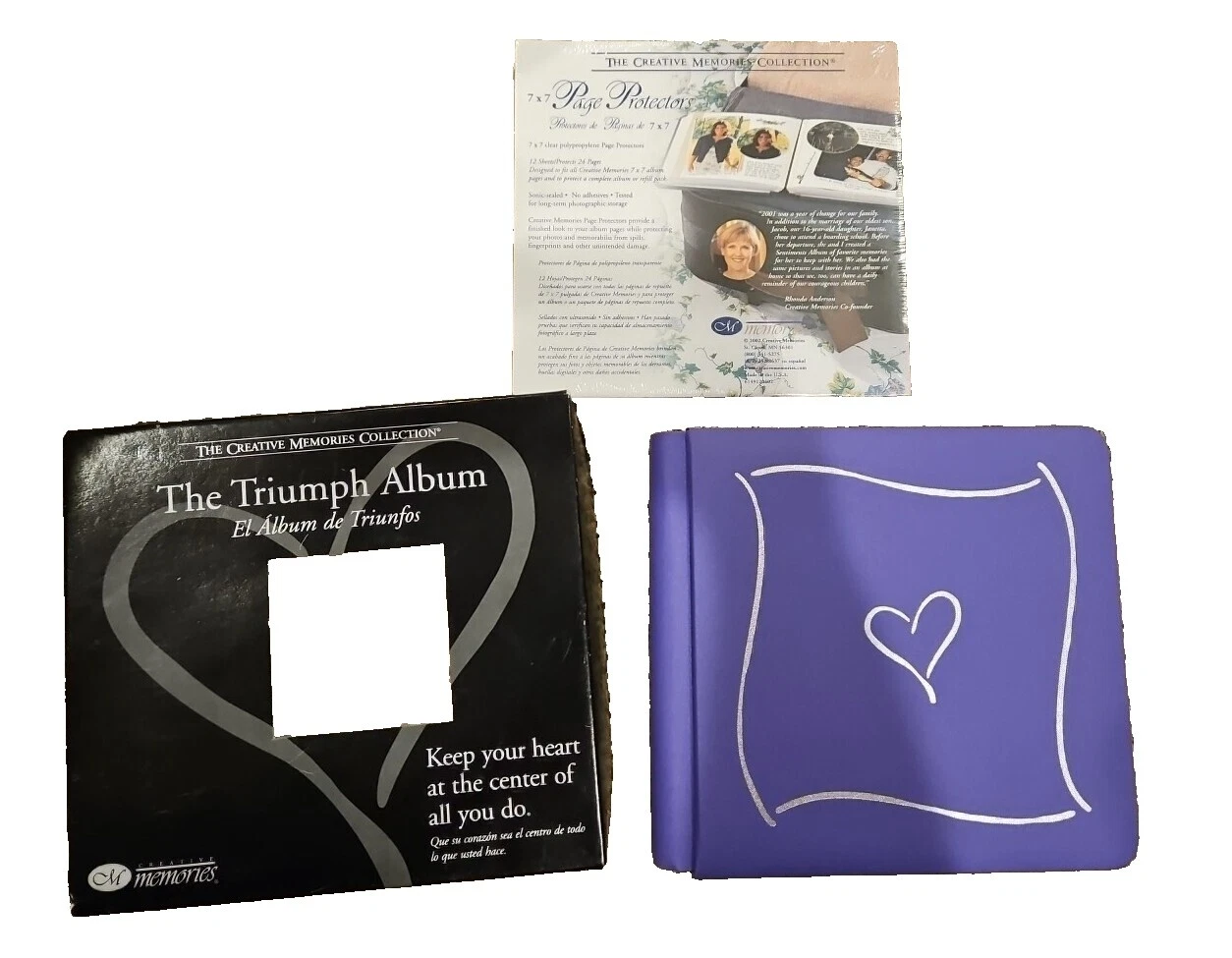 Correa Scrapbooking amor Creative Memories-Álbumes de Bisagra