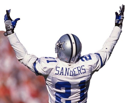 Vintage NFL Starter Deion Sanders #21 Dallas Cowboys Football