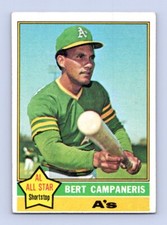 1976 Topps #580 Bert Campaneris AS Oakland Athletics Ex+