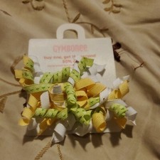 Gymboree Girls NWT New With Tags Daisy Chain Hair Clips Curlies Set Of 2