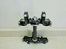 1981 Honda XL-500-S Used Steering Stem Triple Fork Clamp Bar Mount Assembly