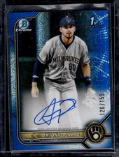 2022 Bowman Chrome #CPA-AP Antonio Pinero Autographs HTA Choice Ref. #/150