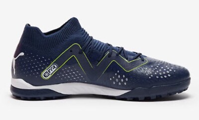 PUMA Men Future Match TT Cleats Navy Soccer Futsal Run Shoes GYM