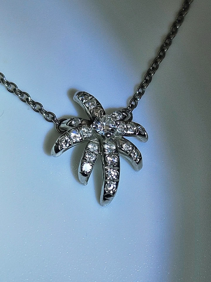 Tiffany & Co platinum & diamonds 16" fireworks necklace - Image 4 of 4