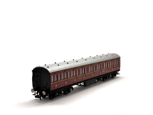 Hornby R4656A 57' Non-Corridor Composite 16612 in LMS crimson | Condition: Used