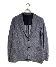 TAGLIATORE Men's Gray Summer Tweed Blazer, Italian Classic, 48/50 EU
