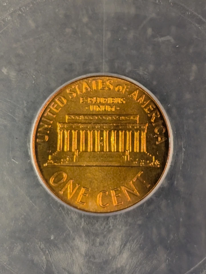 1967 SMS MS 69 RD Lincoln Memorial Cent ICG -Special Mint Set 1c New White Label - Image 4 of 4