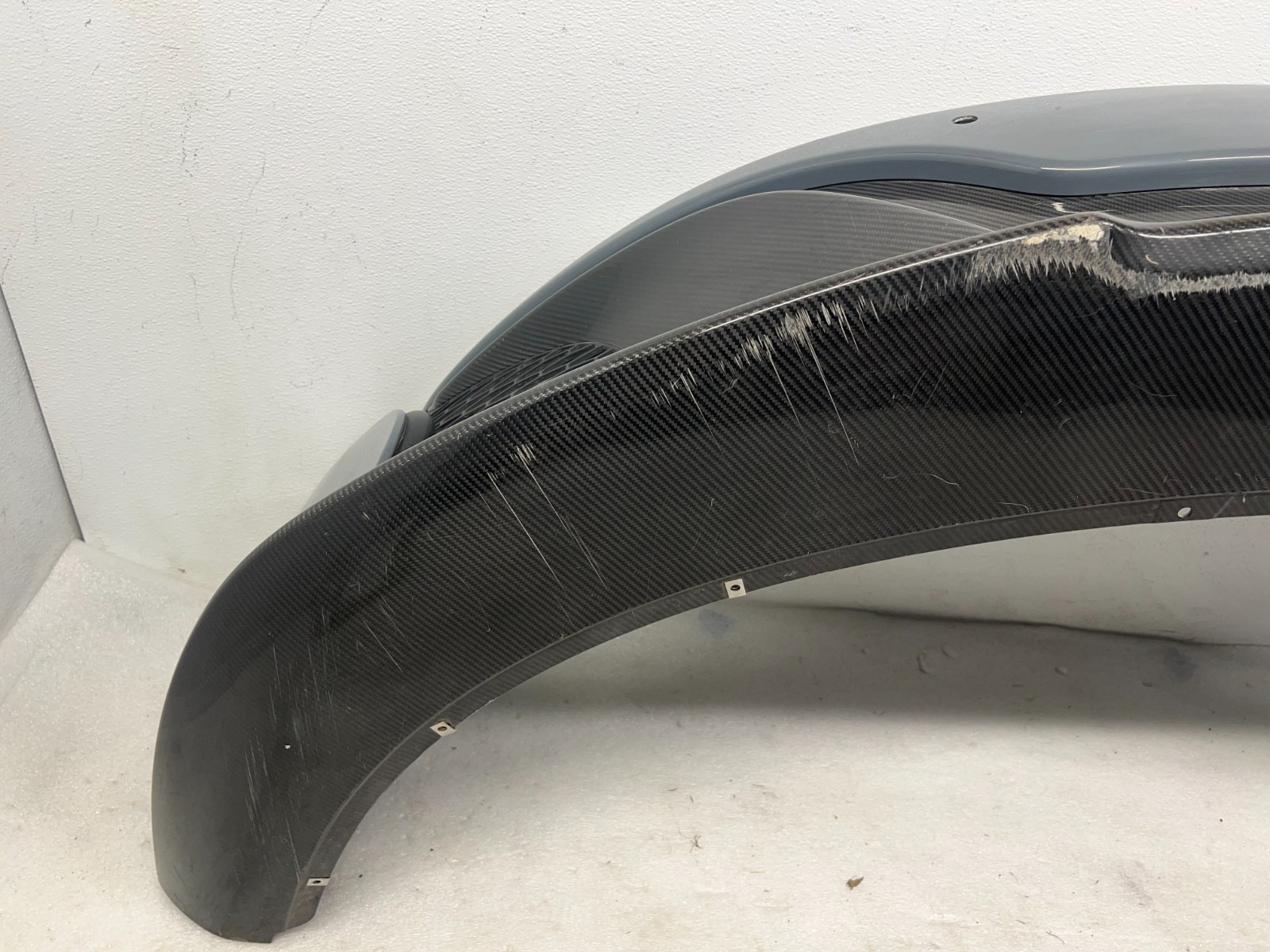 2015-2017 MCLAREN 650S FRONT BUMPER COVER SPLITTER SPOILER CARBON FIBER OEM