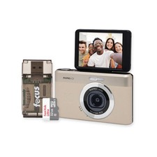KODAK PIXPRO C1 13MP Digital Camera Tan with MicroSD Card and Card Reader