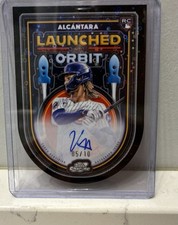 2025 Topps Cosmic Kevin Alcantara Launched Into Orbit Auto RC #LIOA-KA /10 Black