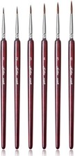 Profal Sable Hair Detail Paint Brush Set - 6 Miniature Art Brushes
