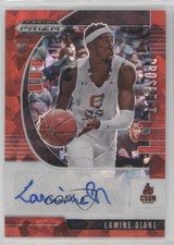 2020-21 Panini Prizm Draft Picks Prospect Red Ice Lamine Diane #PA-LD Auto 1cx3