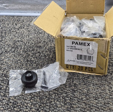 (QTY 20) Pamex DD06-11BL 1-1/4" Bi-Fold Knob Only Matte Black Finish