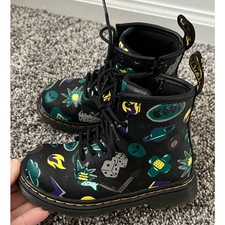 Dr. Martens 1460 sticker print toddler size 9 boots