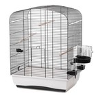 Ollesch Bird Cage Vogelheim Elena Black White 54 x 39 x 71 cm w/ Accessories
