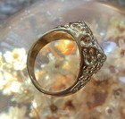 Vintage 18k Plated Nugget Crystal Ring!!!  — photo 8