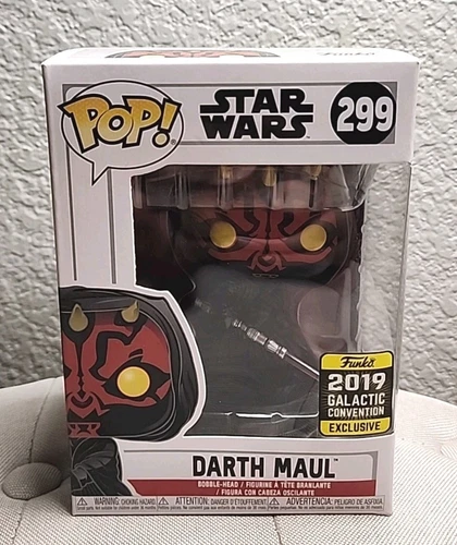 Funko Pop! Star Wars Darth Maul # 299 2019 Galactic Convention Exclusive