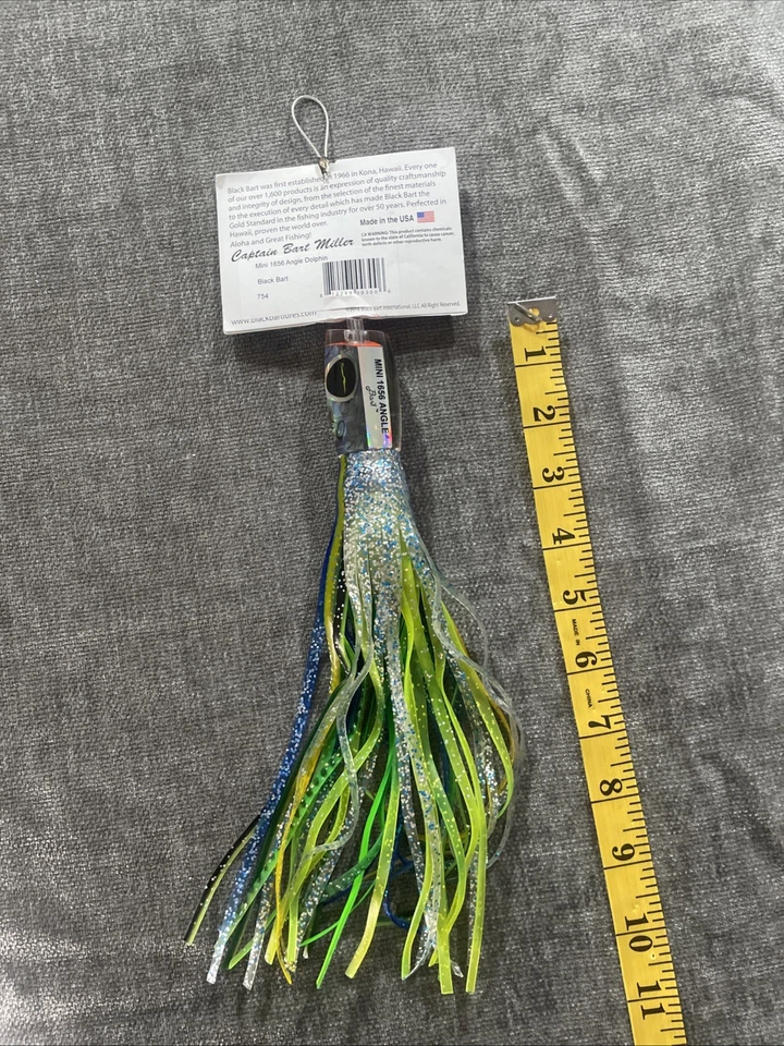 BLACK BART fishing lure Mini 1656 Angle Dolphin   11"   NEW 754   (N-F) - Image 2 of 4