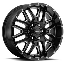 Ultra Wheels 203bm Hunter 18x9 12 Gloss Black Milled 8x180 Qty 1 A217394