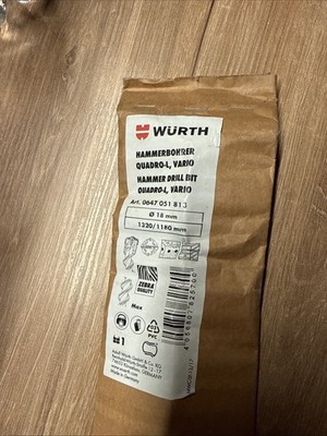 Würth Bohrer SDS Max Quadro L 18mm 1320 / 1180mm