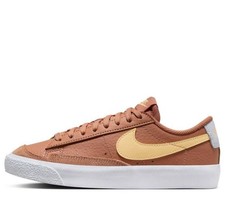 NEW Nike Blazer Low '77 GS Amber Brown Melon Tint Sneaker DA4074-200 Youth Sizes