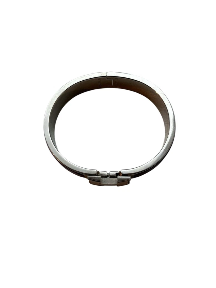 Pulsera H Hermes púrpura y plata Foto 4 de 4