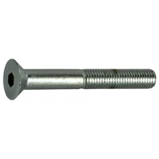 1/4"-28 x 2" Chrome Flat Head Socket Cap Screws (5 pcs.)