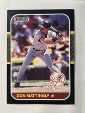 1987 Donruss Don Mattingly New York Yankees – Black Border Base NM