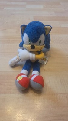 RARE Sonic The Hedgehog - Plush TOMY Modern Sonic Pointing - 8 INCH