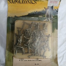 Napoleonic Minifig 15mm France N 182 Line Horse Artillerymen