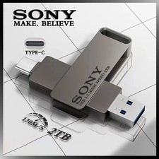 2TB Sony USB Flash Drive High Speed Type C PenDrive 1TB 512GB 256GB Metal Stick