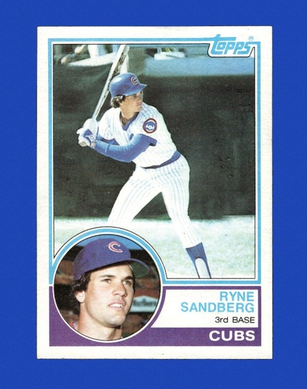 1983 Topps Set-Break # 83 Ryne Sandberg RC NM-MT OR BETTER *GMCARDS*